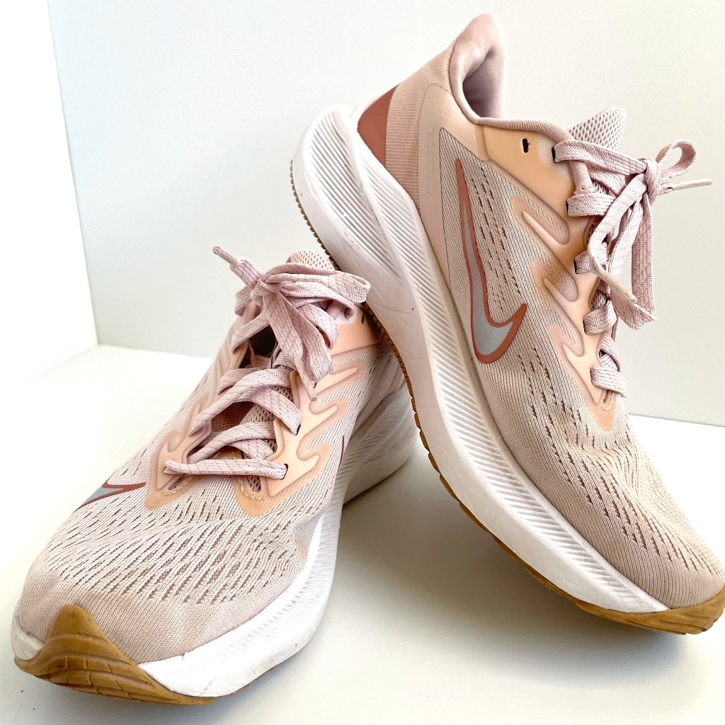 Nike Zoom Winflo 7 Barely Rose Womens Running Sneakers Size 6.5 Cj0302-601